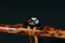 Champhor Burl Native American Flute, Minor, Mid A-4, #E23B